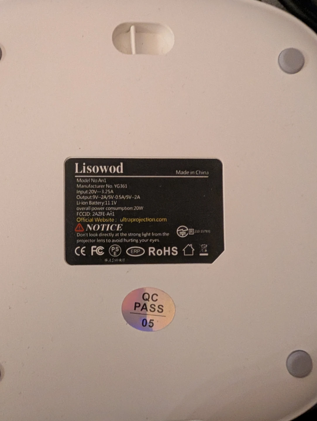 BRAND NEW ~ Lisowod YG361 Mini Projector with Remote - photo 3