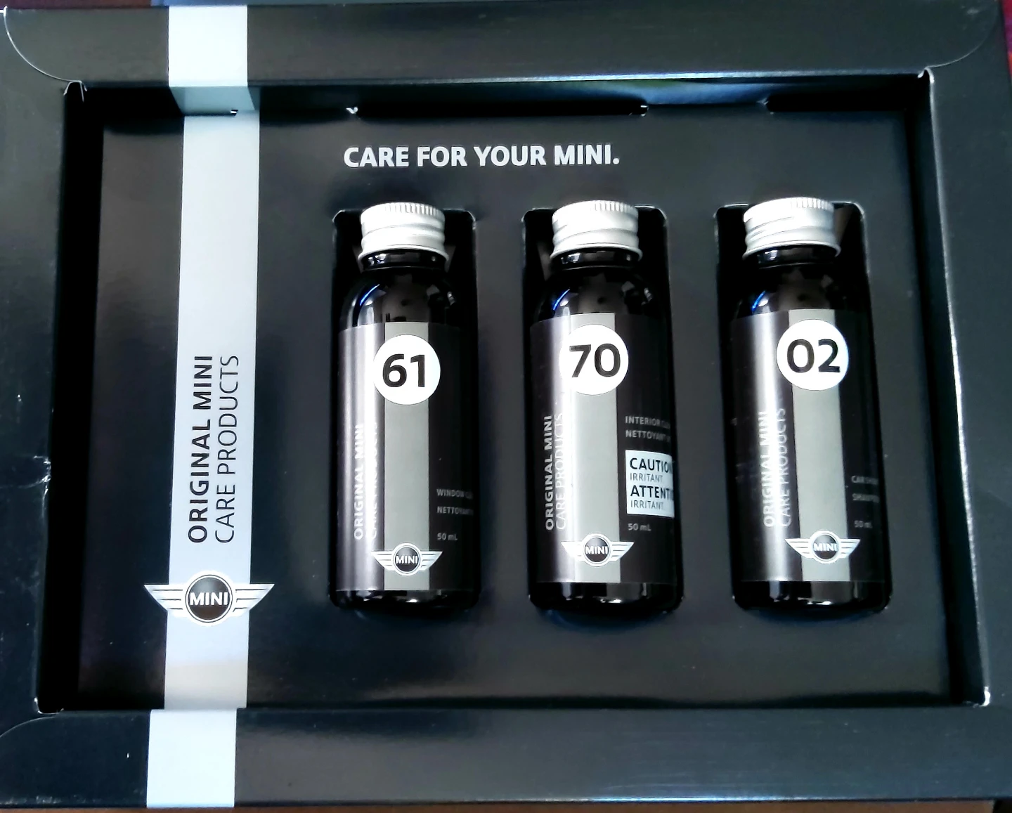 Mini Care Products Car Care Kit - 3 x 50ml Bottles