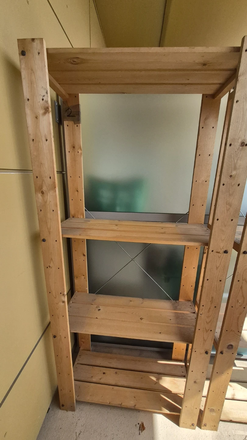 Wood Storage Shelving Units (Set of 2) - photo 2