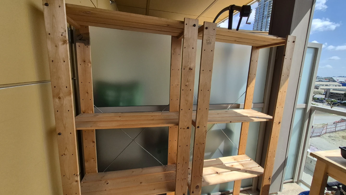 Wood Storage Shelving Units (Set of 2) - photo 5