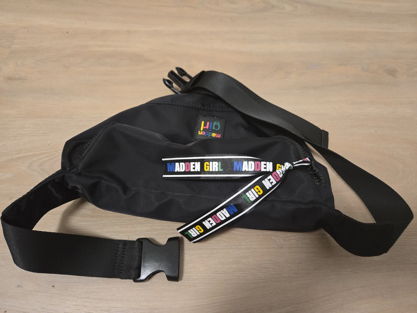 Madden Girl Black Fanny Pack