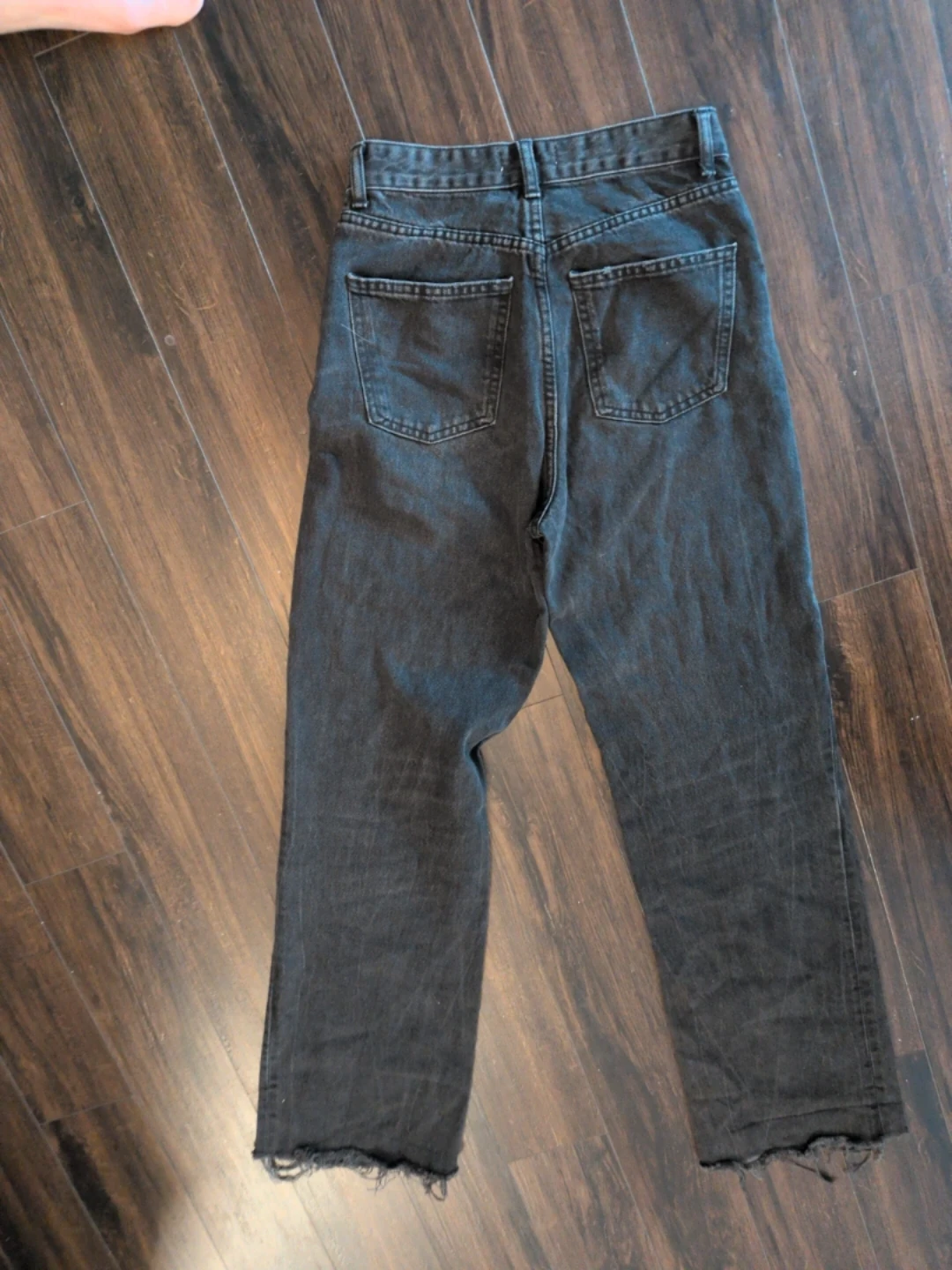 ZARA Women's Black Straight Leg Jeans - photo 3