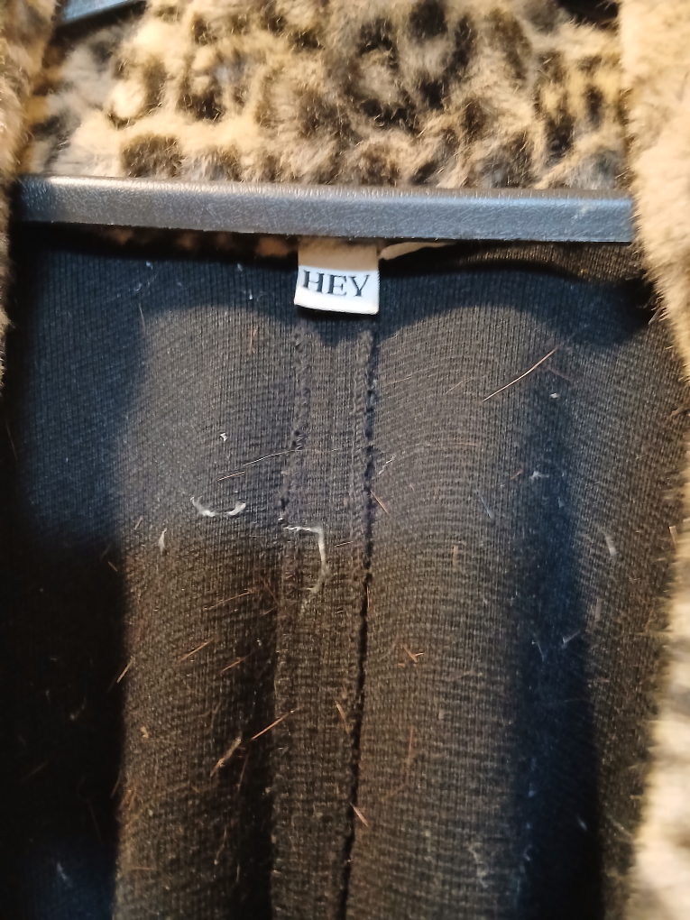 HEY Leopard Print Trim Cape - photo 2
