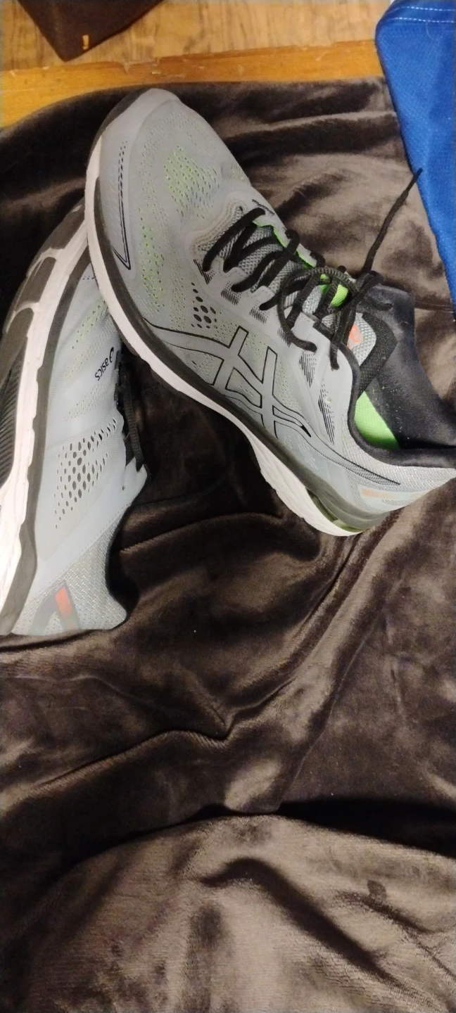 ASICS Gel-Kayano 20 Running Shoes Grey/Mint Men's US 11.5
