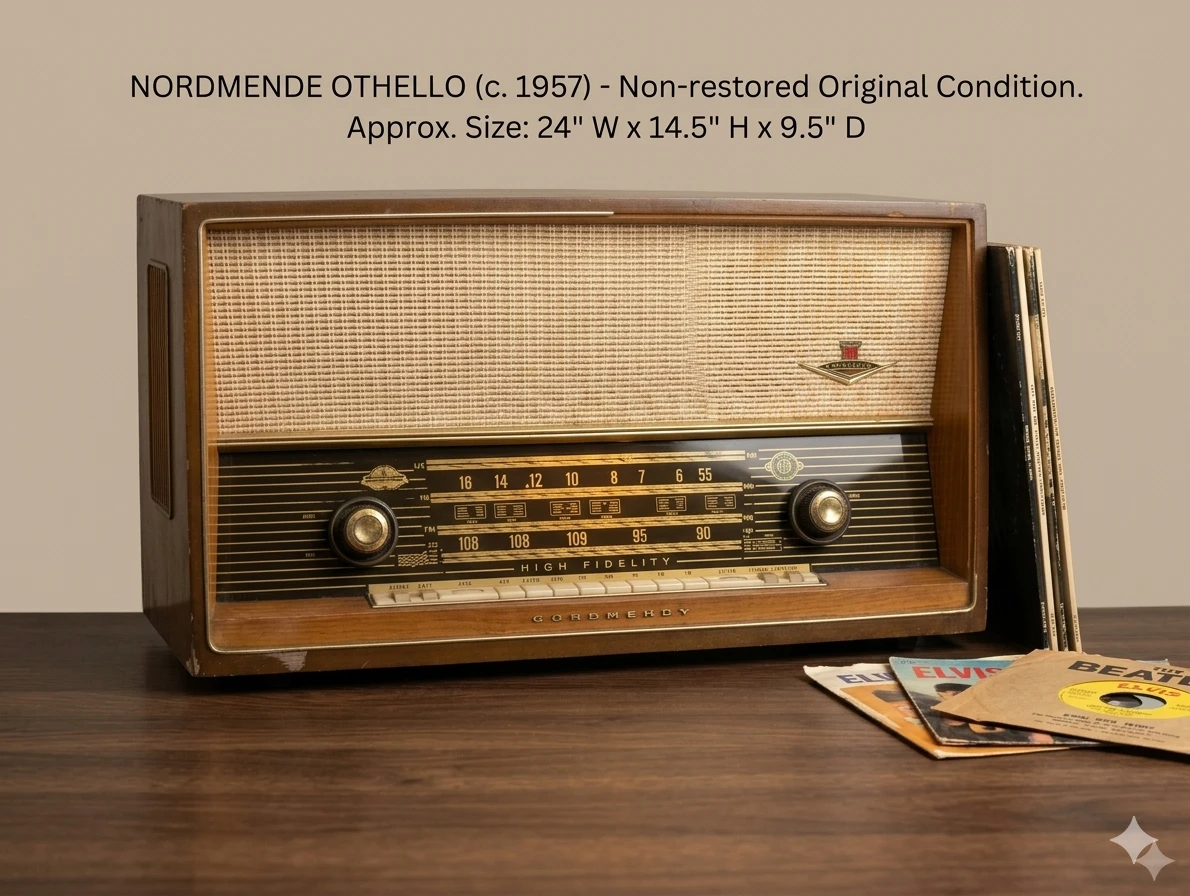 1950's Nordmende Othello Tube Radio