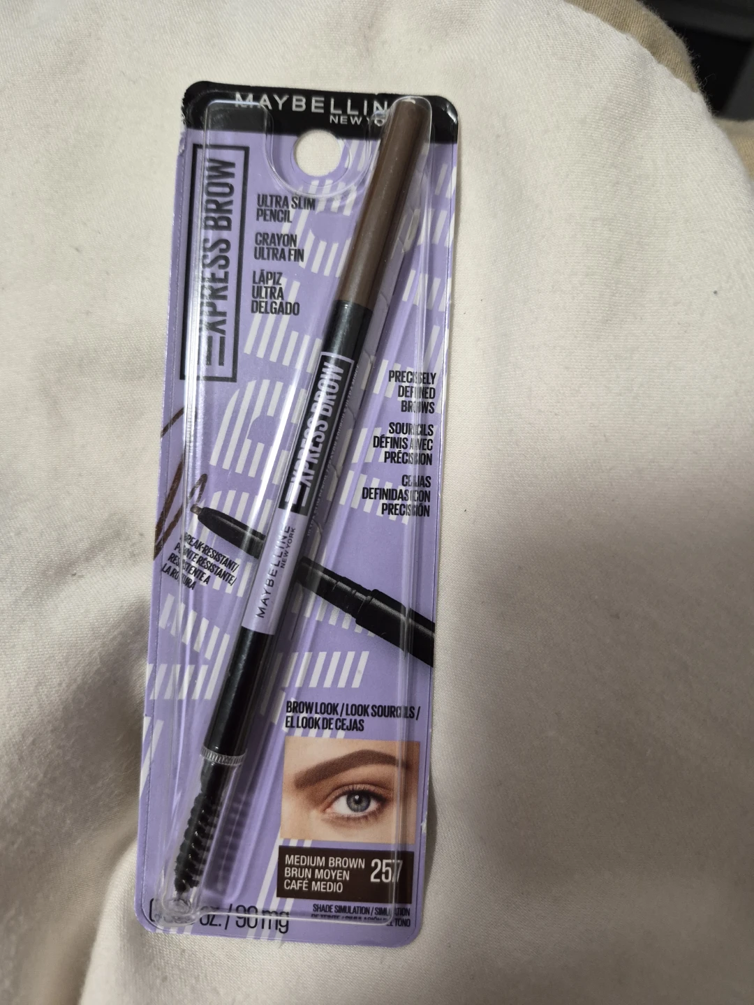Maybelline Express Brow Ultra Slim Pencil - Medium Brown 257