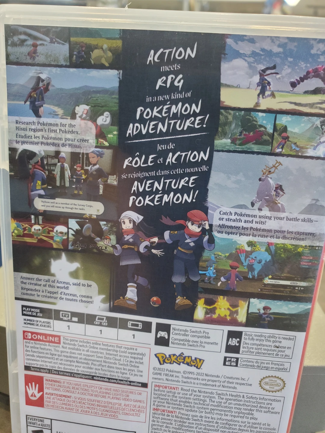 Nintendo Switch Pokémon Legends: Arceus Game - photo 2
