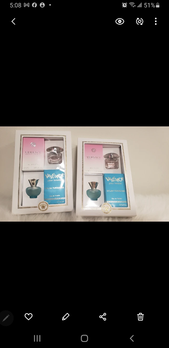 Brand new Women's Fashion Mini Versace Gift set