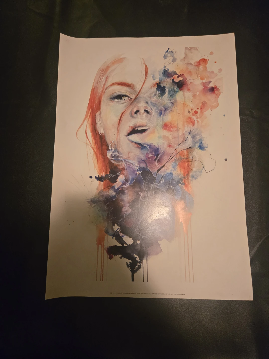 Abstract Portrait Art Print