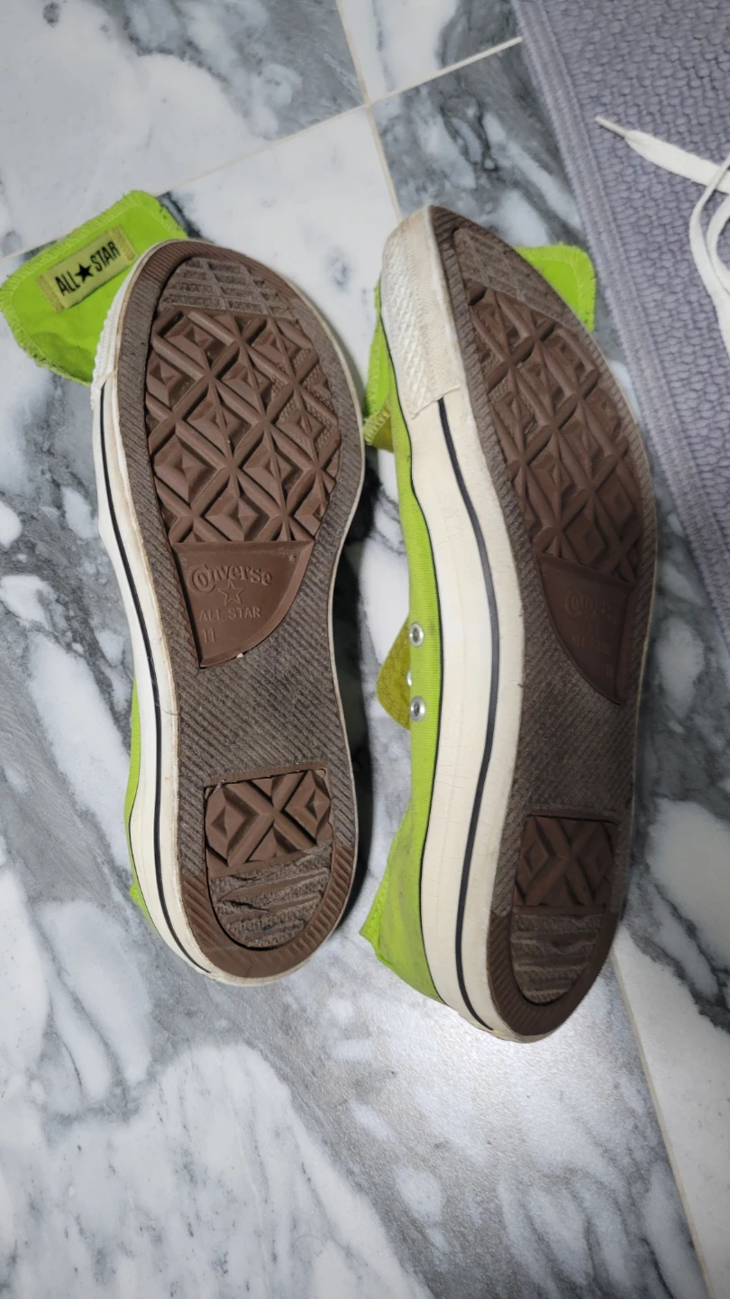 Converse All Star Low Top Shoes - Lime Green - US Men's 11 - photo 2