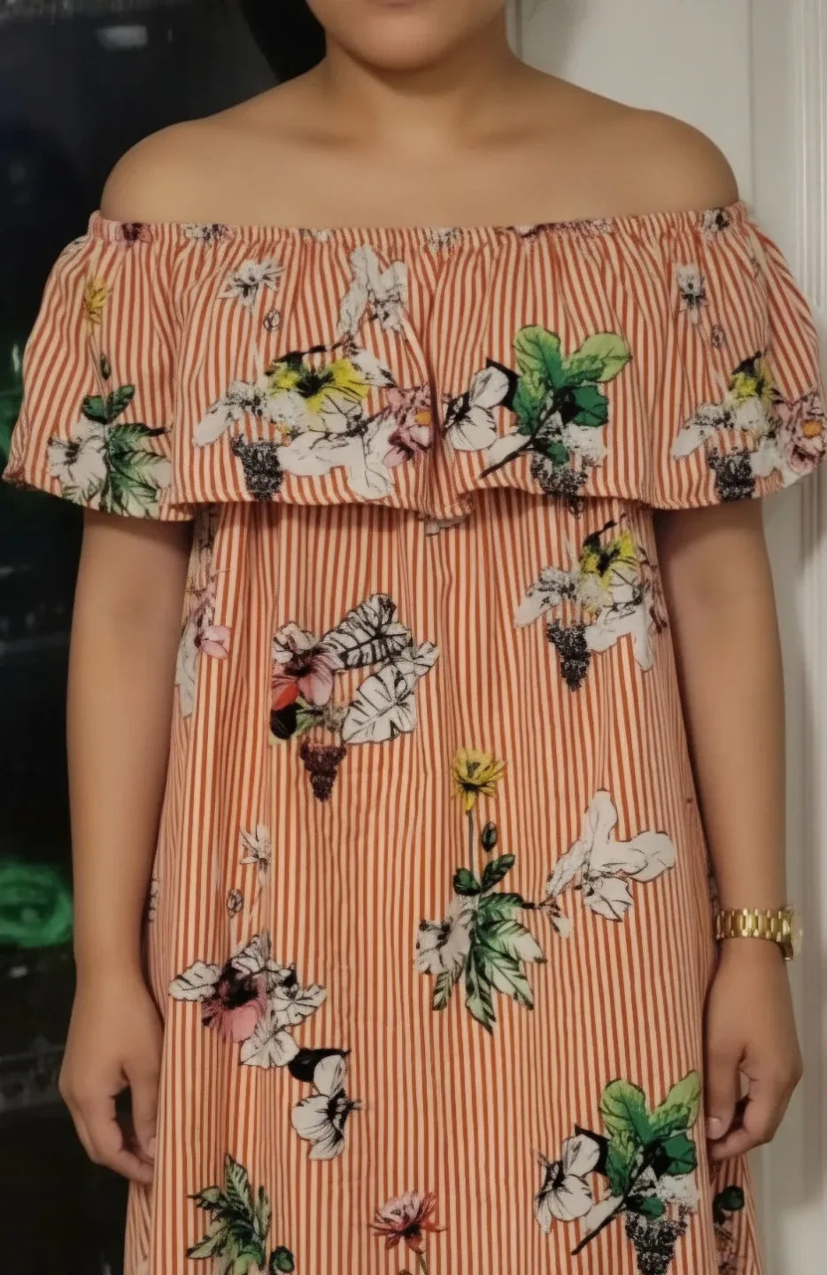Velvet Heart Off-the-Shoulder Floral Dress Size M