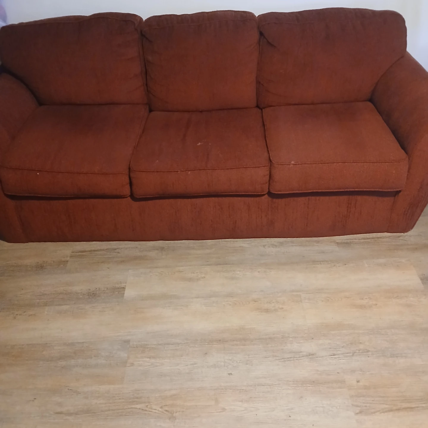 Burgundy Fabric Armchair and Sofa Set - photo 2