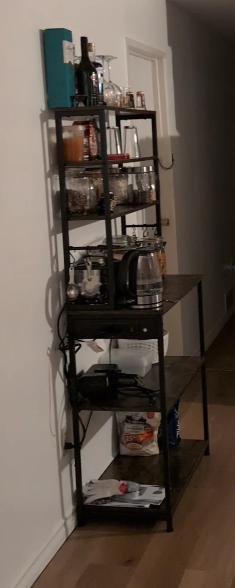 Industrial Baker's Rack with Power Strip - photo 2