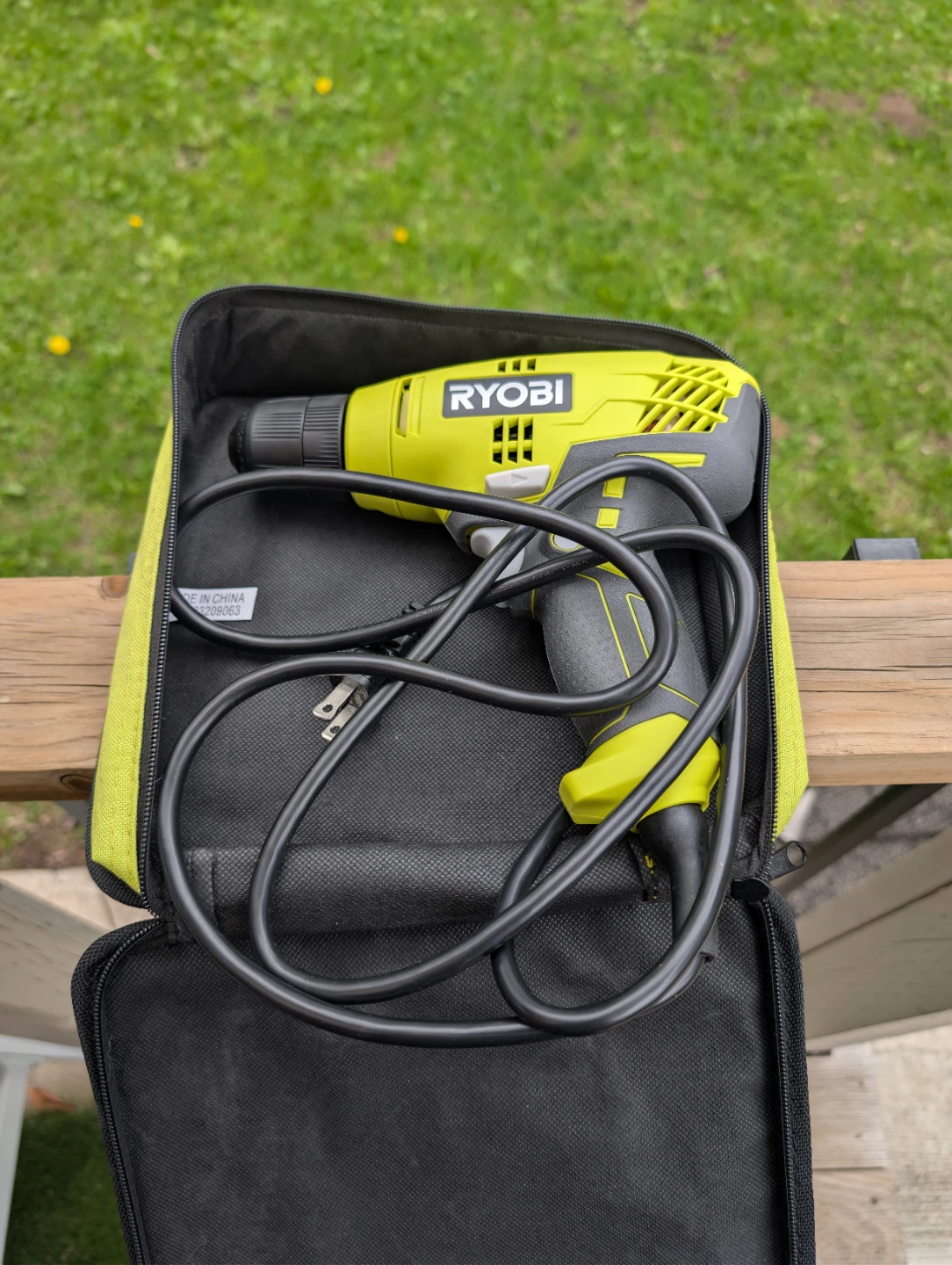 Ryobi Corded Drill with Case