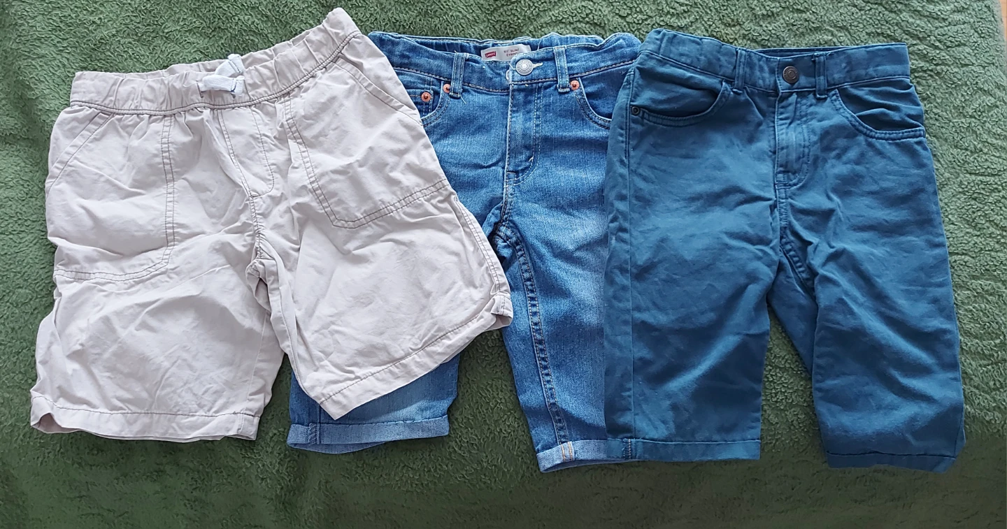 Kids Shorts Bundle (Levi's, Carter's, H&M)
