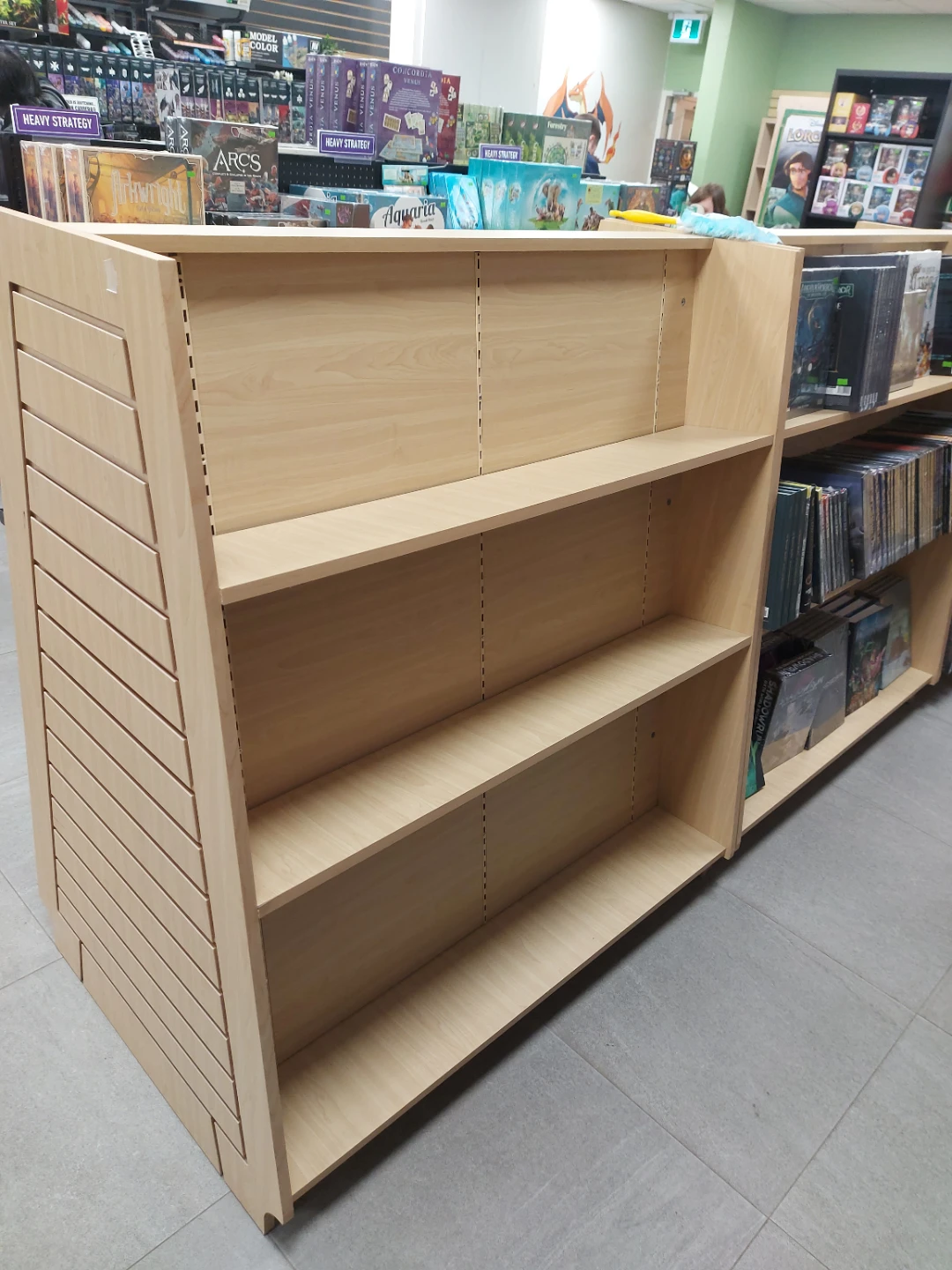 Wooden Bookshelf Display Unit - photo 3