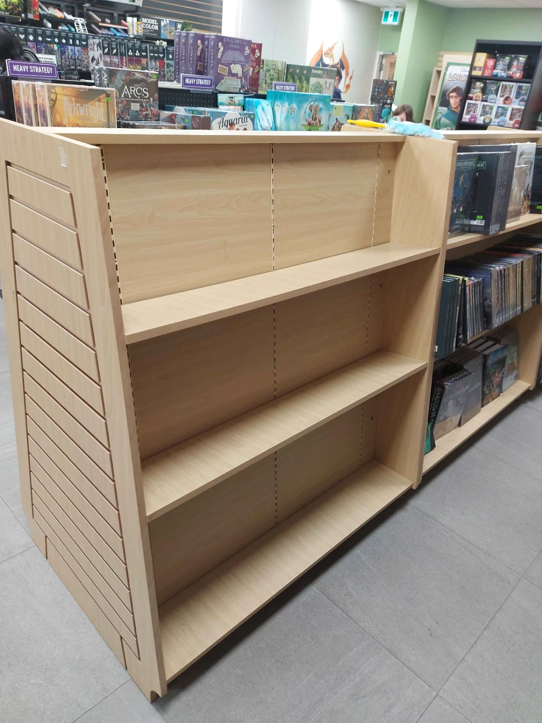 Wooden Bookshelf Display Unit - photo 5