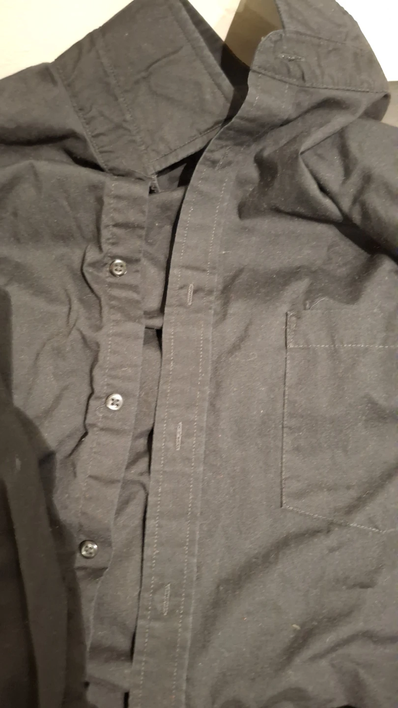 Arrow Men's Black Regular Fit Dress Shirt L/G - photo 2