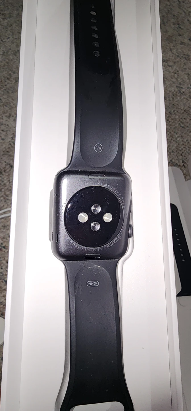 Apple Watch Series 1 42mm Space Gray Aluminum Sport Band - photo 2