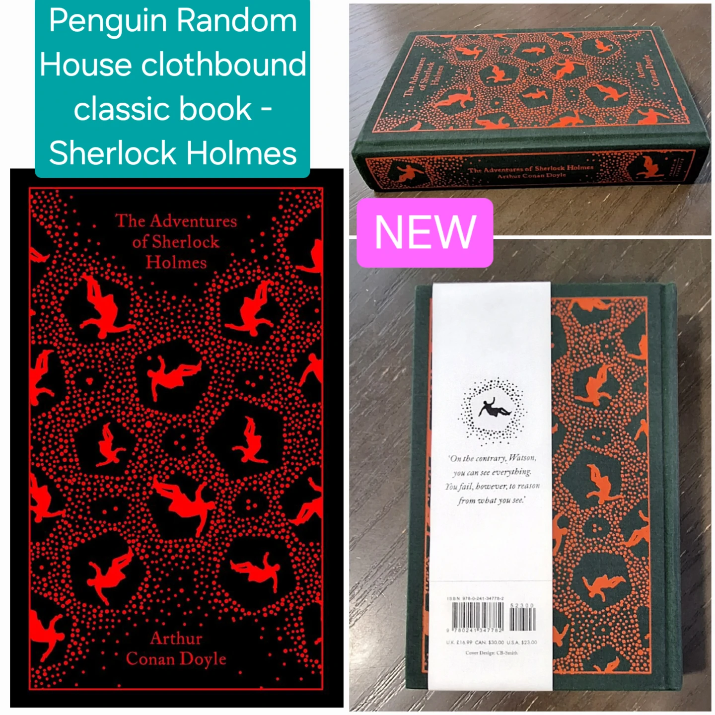 Sherlock Holmes - clothbound classic hardcover book - photo 2