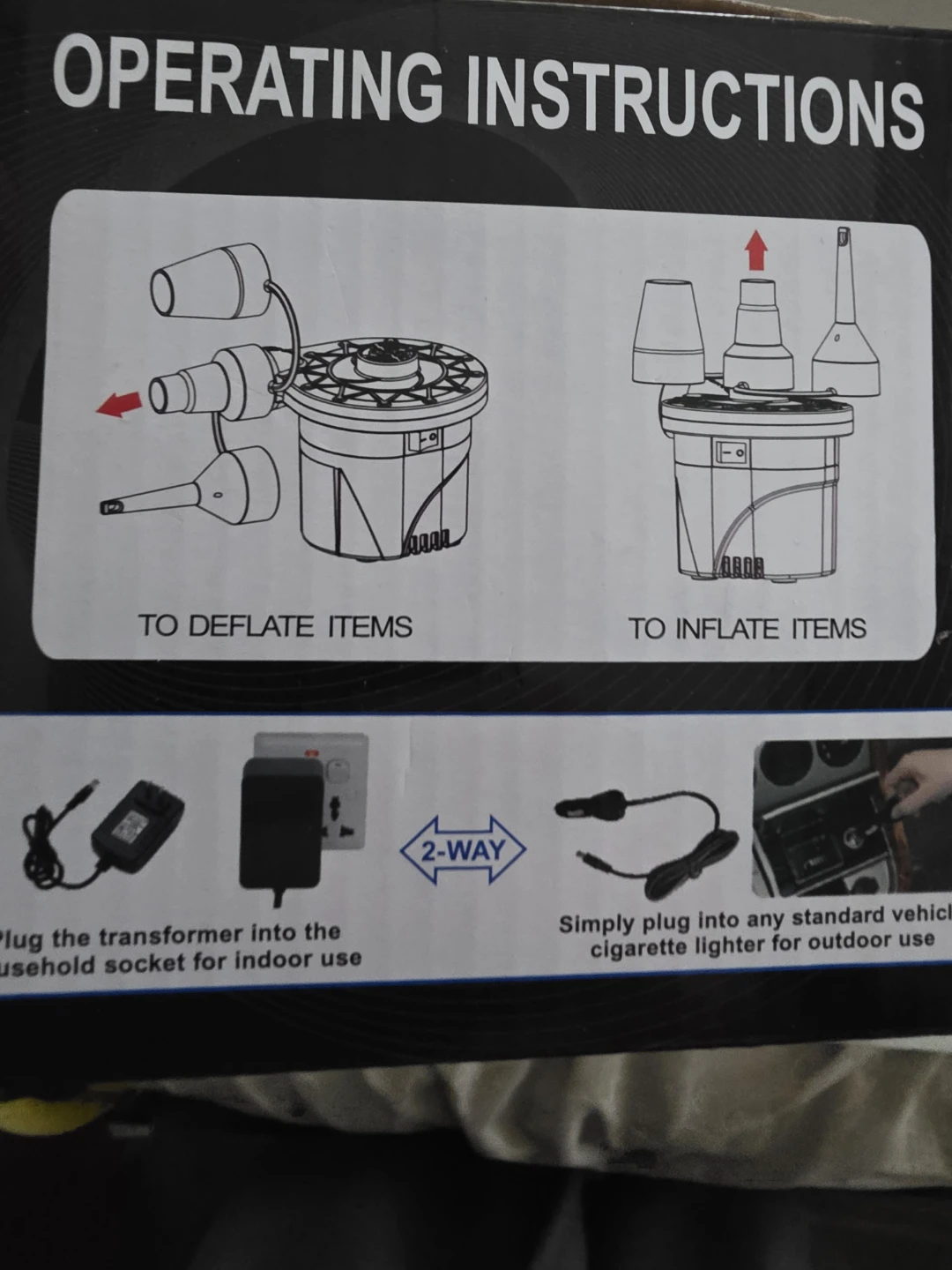 Chefic PM08 Two-way Electric Air Pump - photo 3