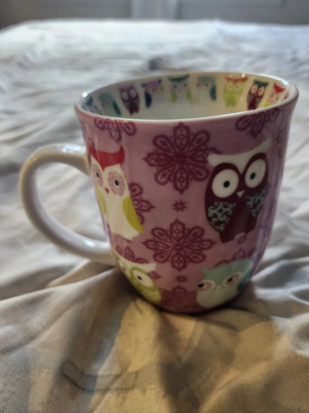 Pink Owl Mug