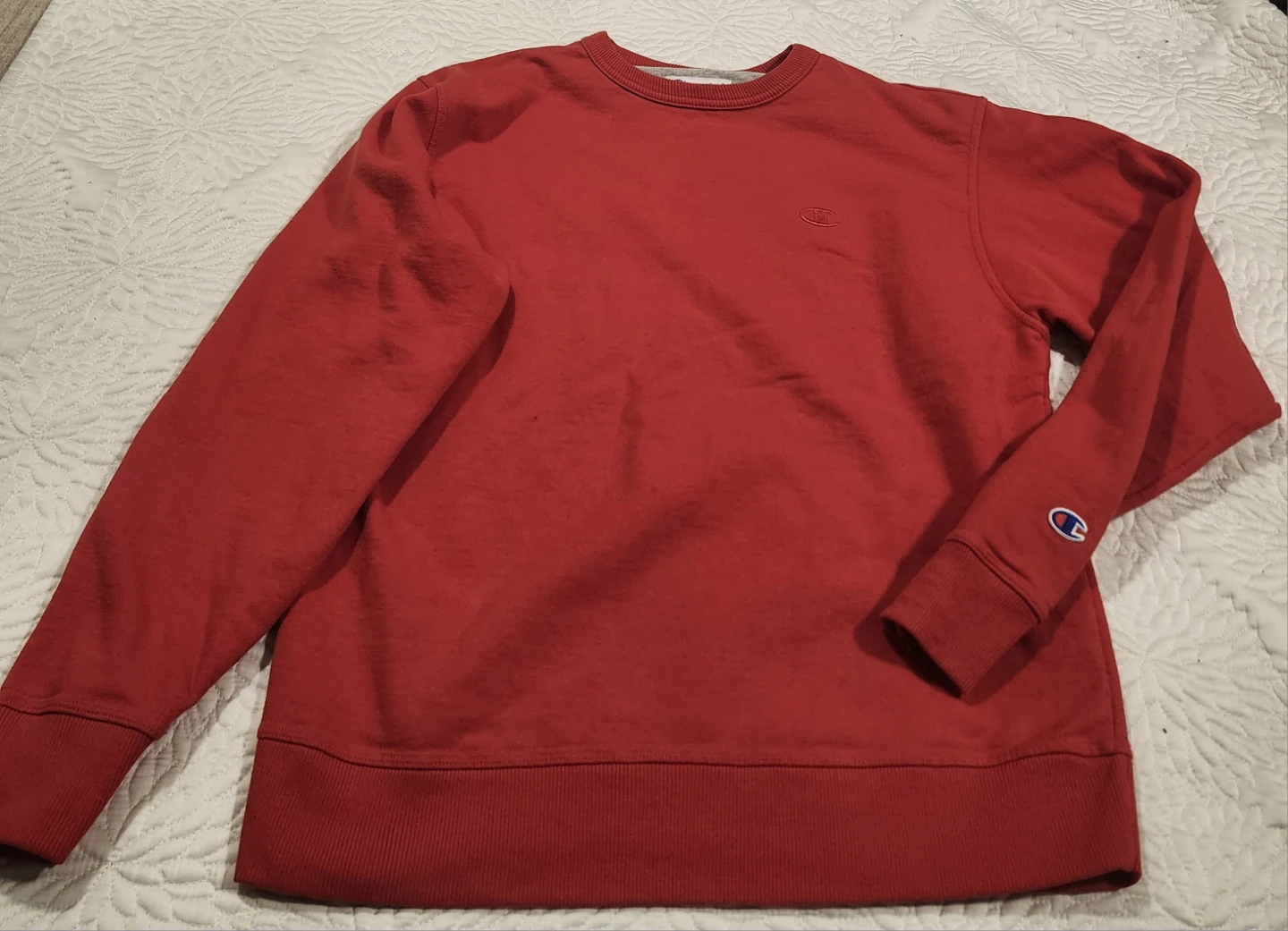 Champion Red Crewneck Sweatshirt - photo 4