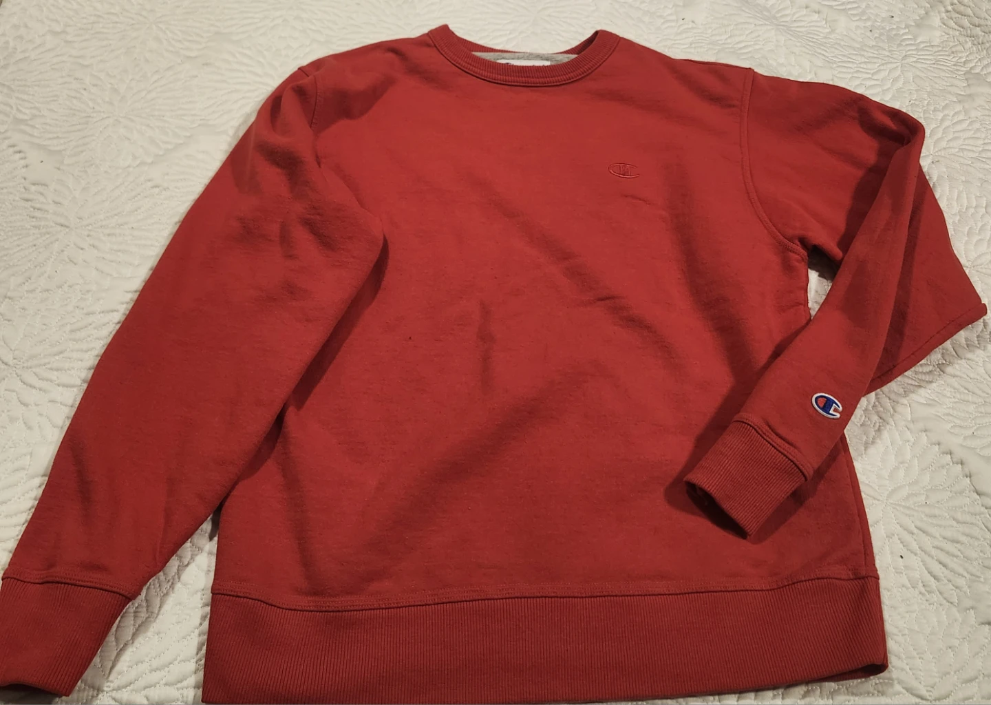 Champion Red Crewneck Sweatshirt - photo 5