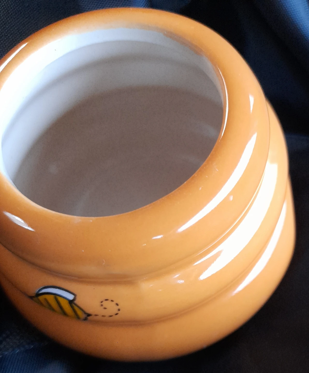 Honey Pot Ceramic Jar with Lid