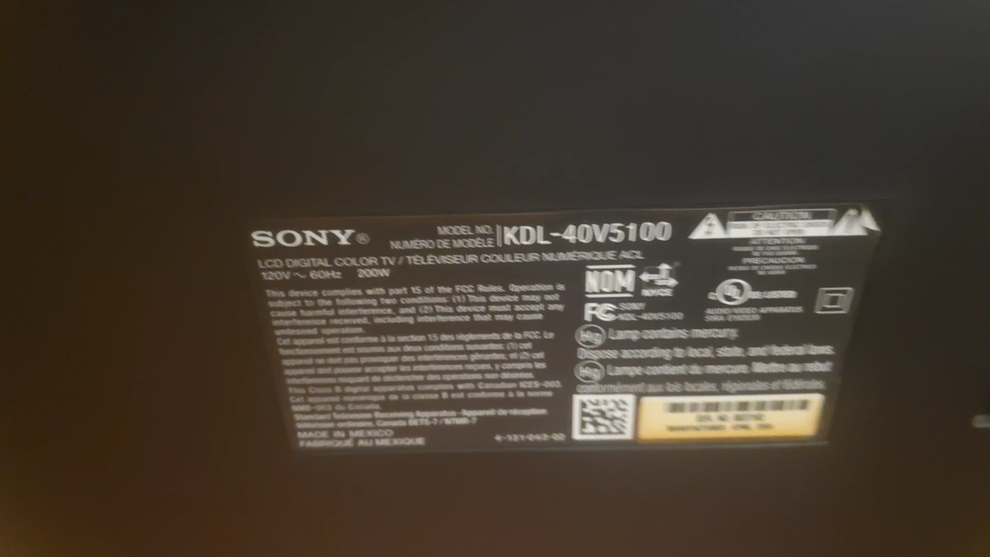 Sony Flat Screen TV - photo 2