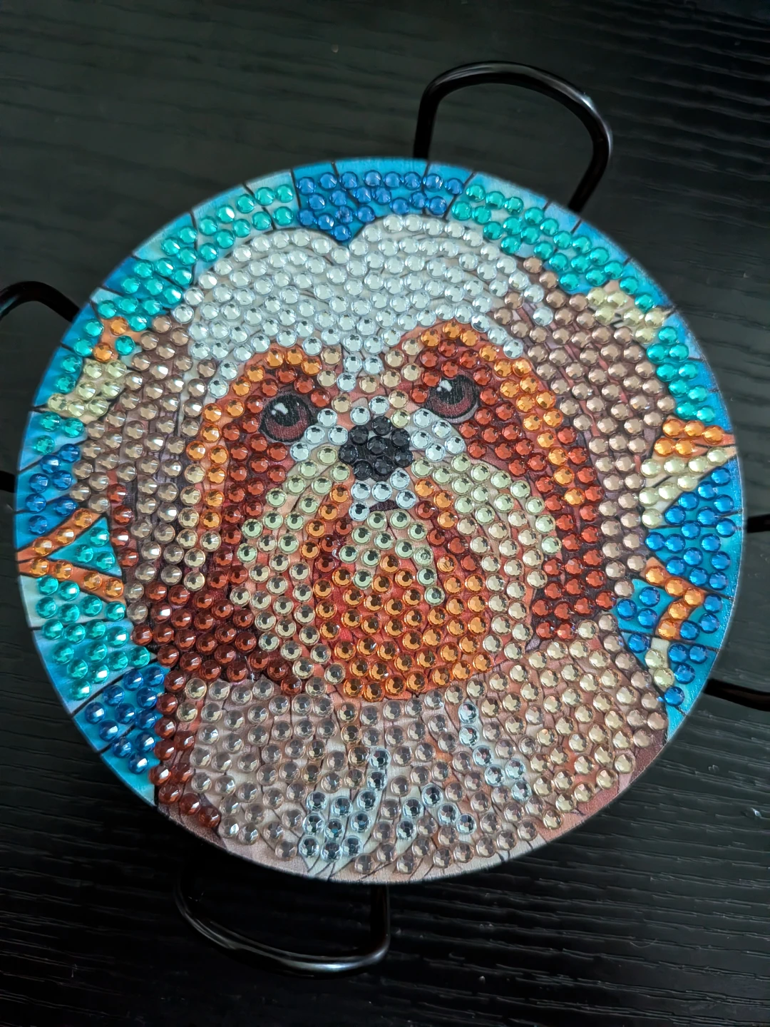 Set of 8 Diamond Painted Coasters - photo 3