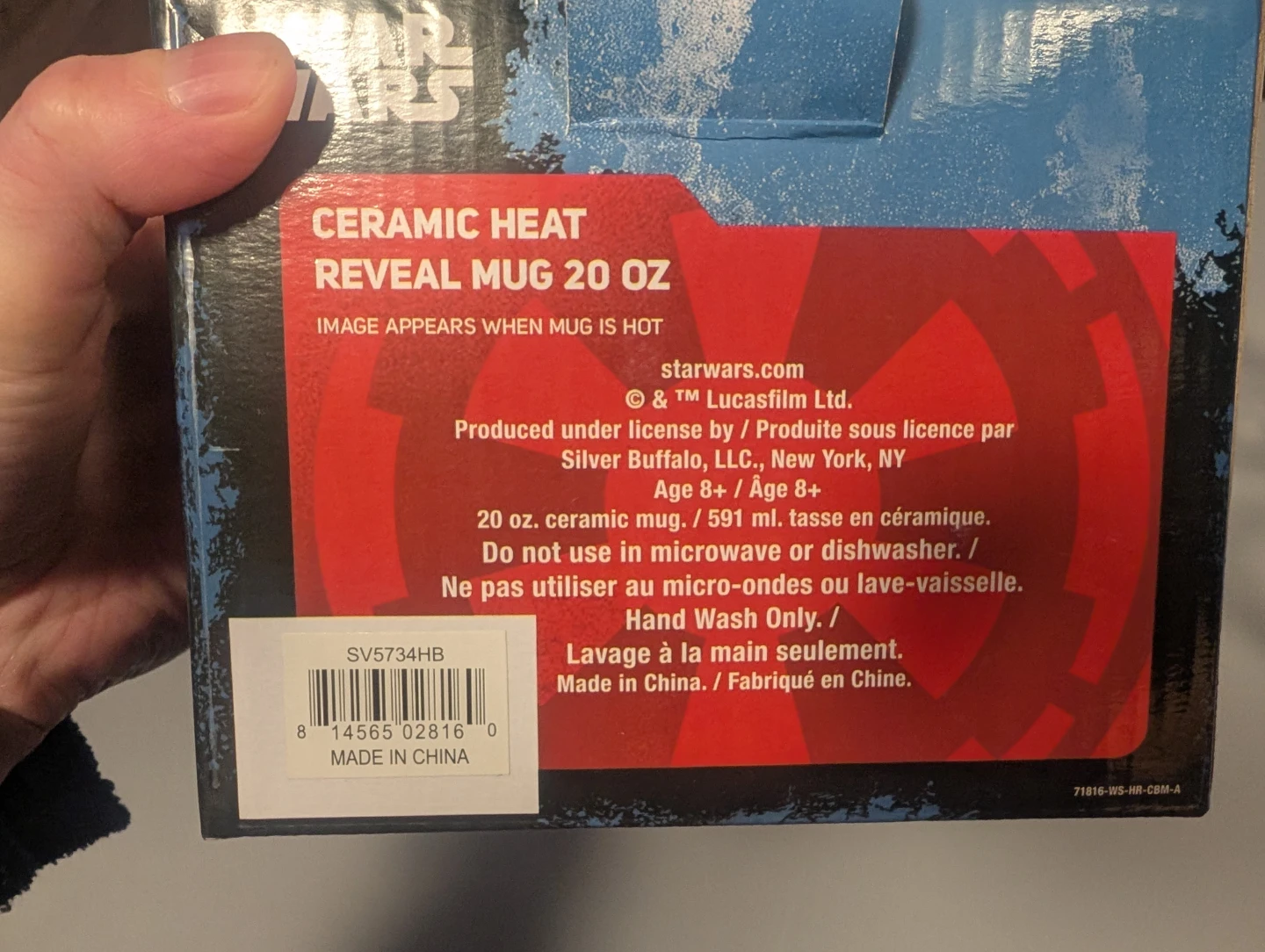Star Wars Ceramic Heat Reveal Mug 20 oz - photo 4