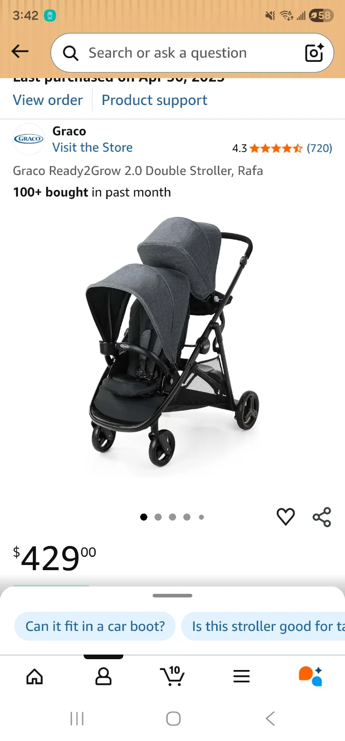 Graco Ready2Grow 2.0 Double Stroller