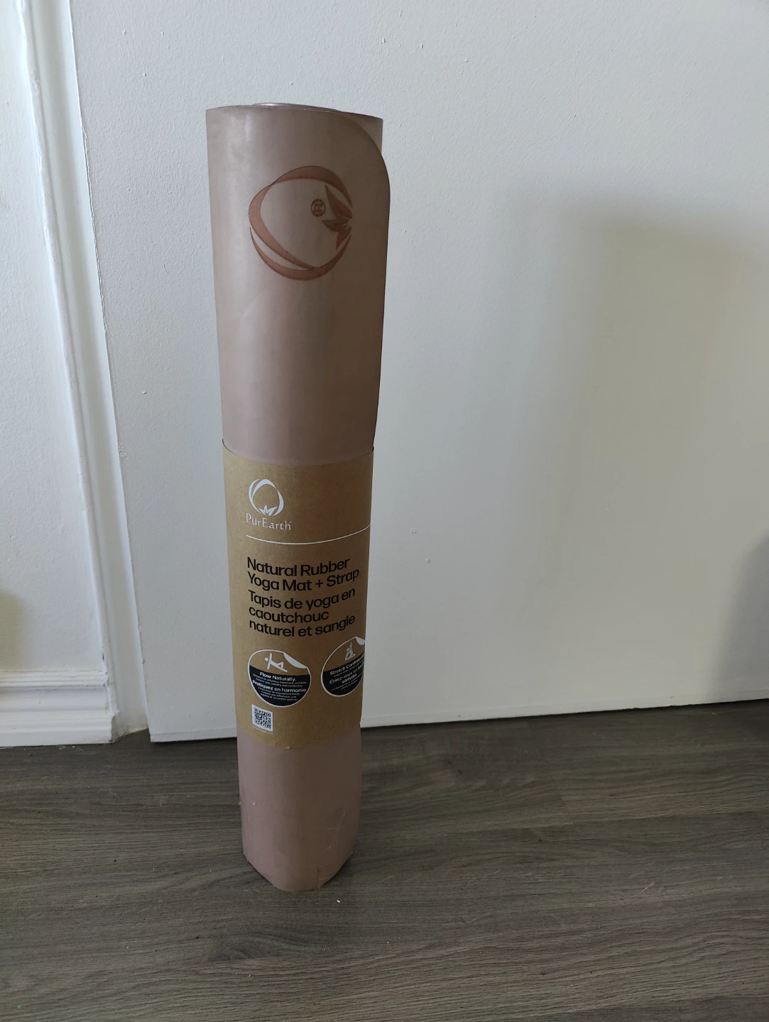 PureEarth Natural Rubber Yoga Mat + Strap - photo 2