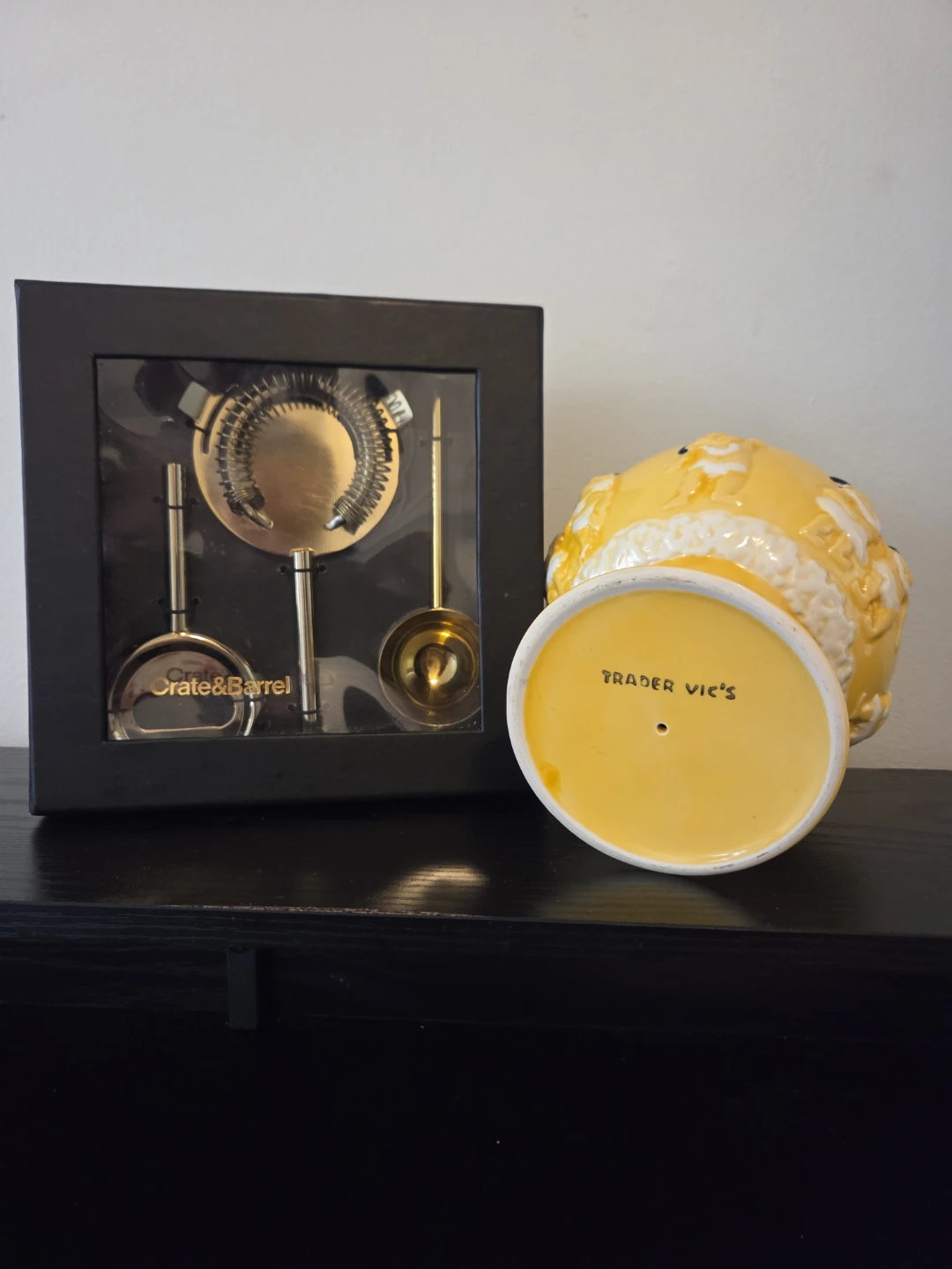 Trader Vic's Tiki Mug & (NEW) Cocktail Tool Set - photo 2