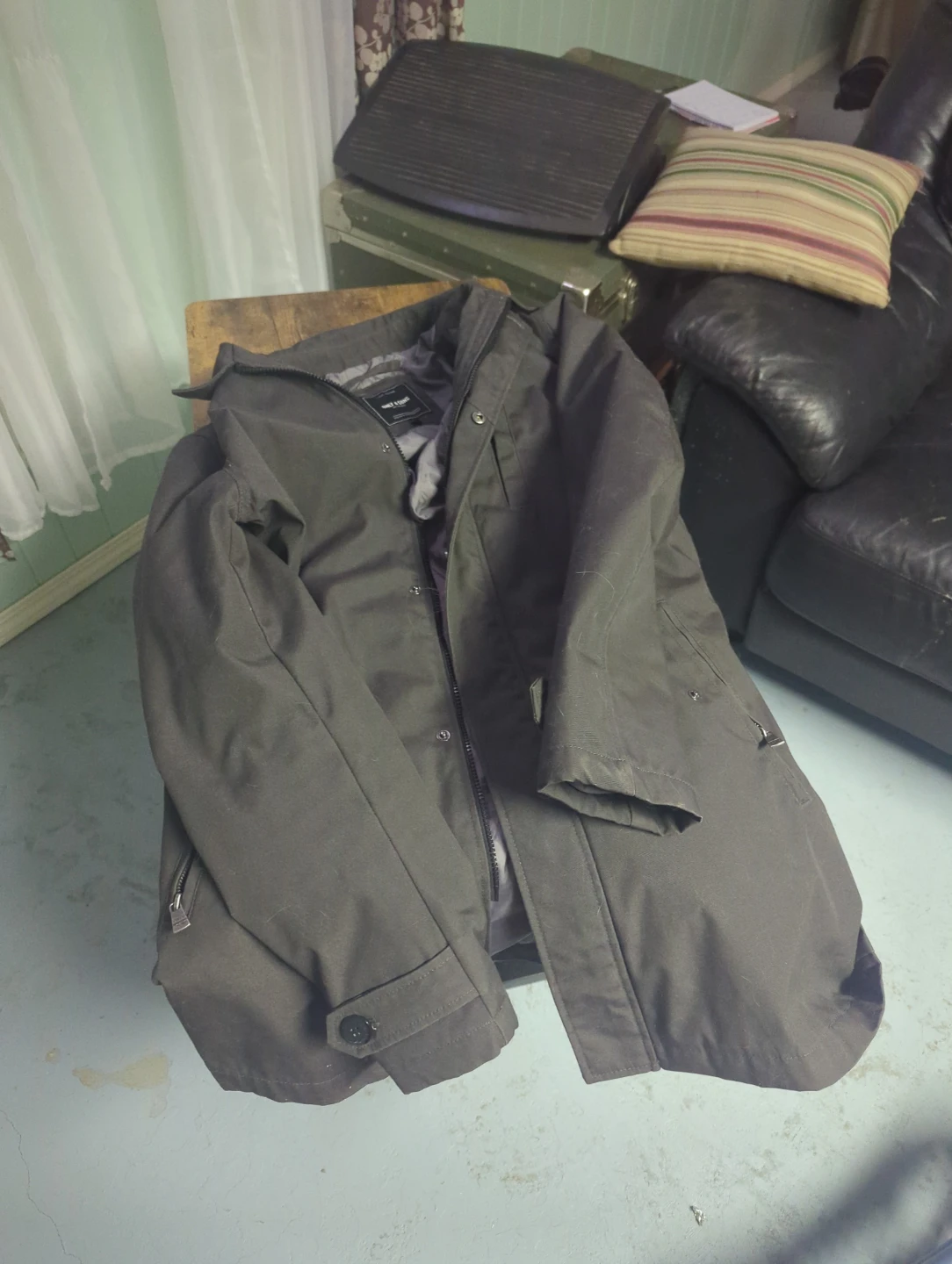 ONLY & SONS Men's Dark Grey Jacket - Size L - photo 3
