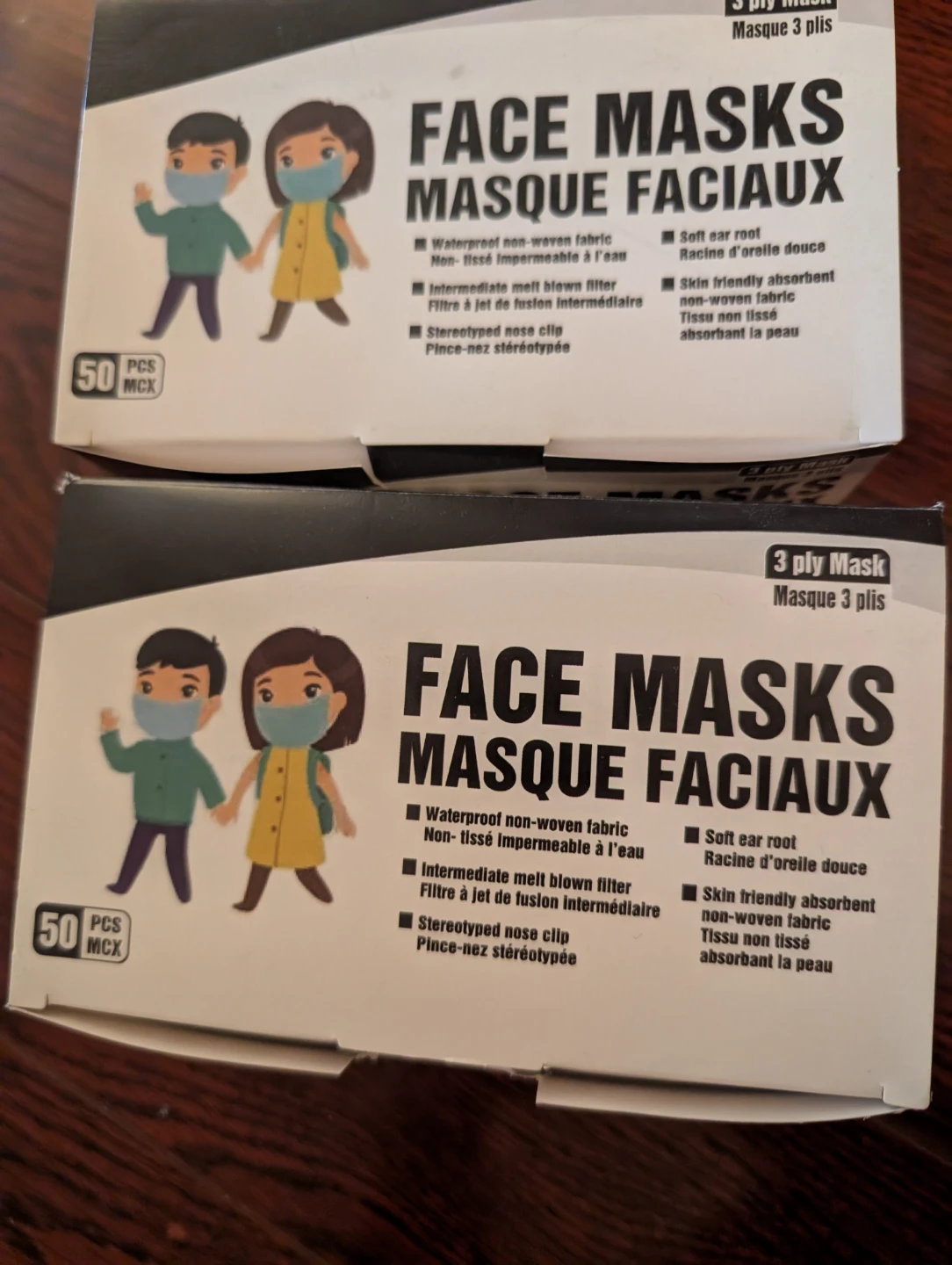 Face Masks (3 Ply) - 3 packs - photo 2