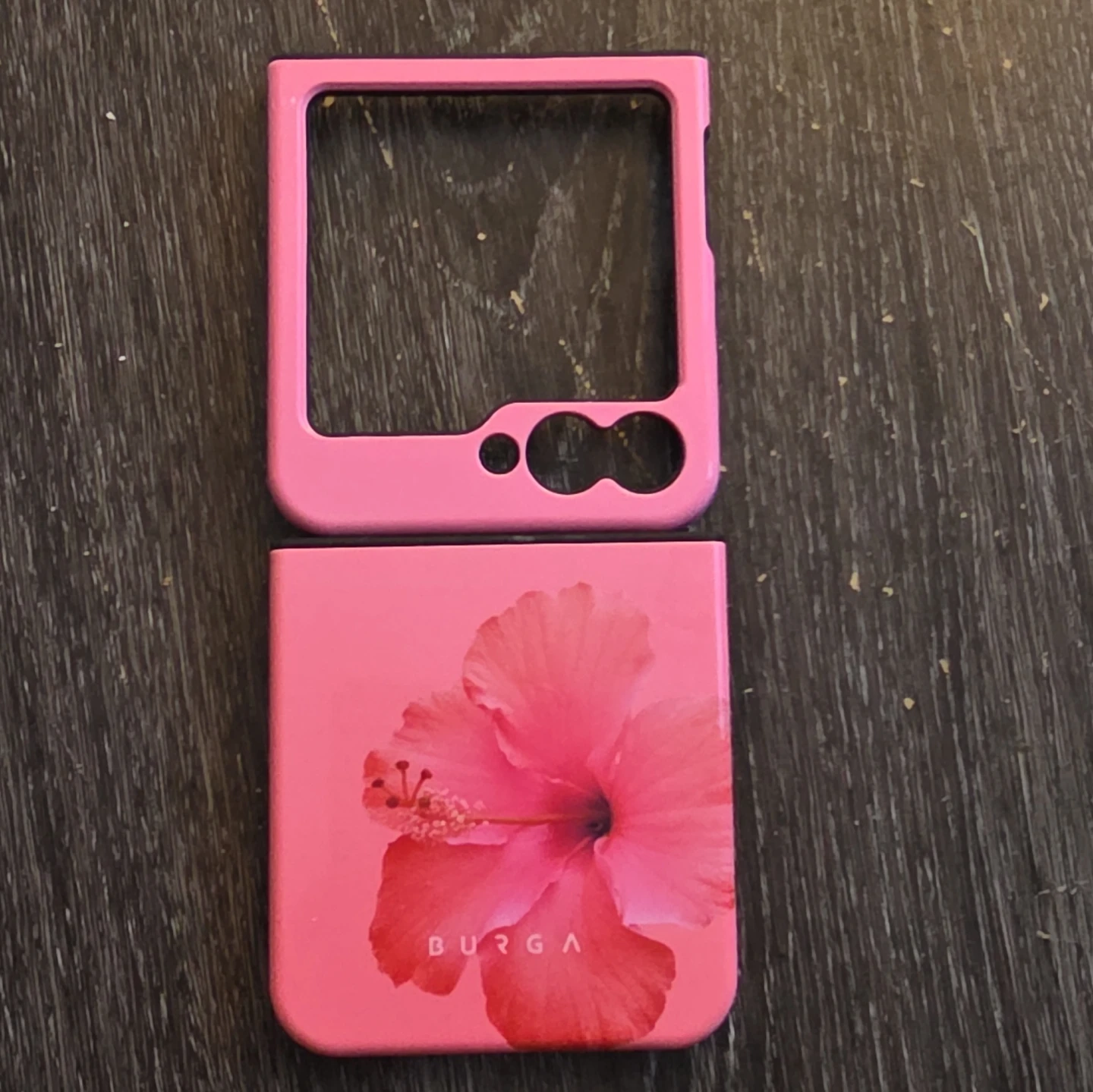 Burga Pink Hibiscus Flip Phone Case - photo 2