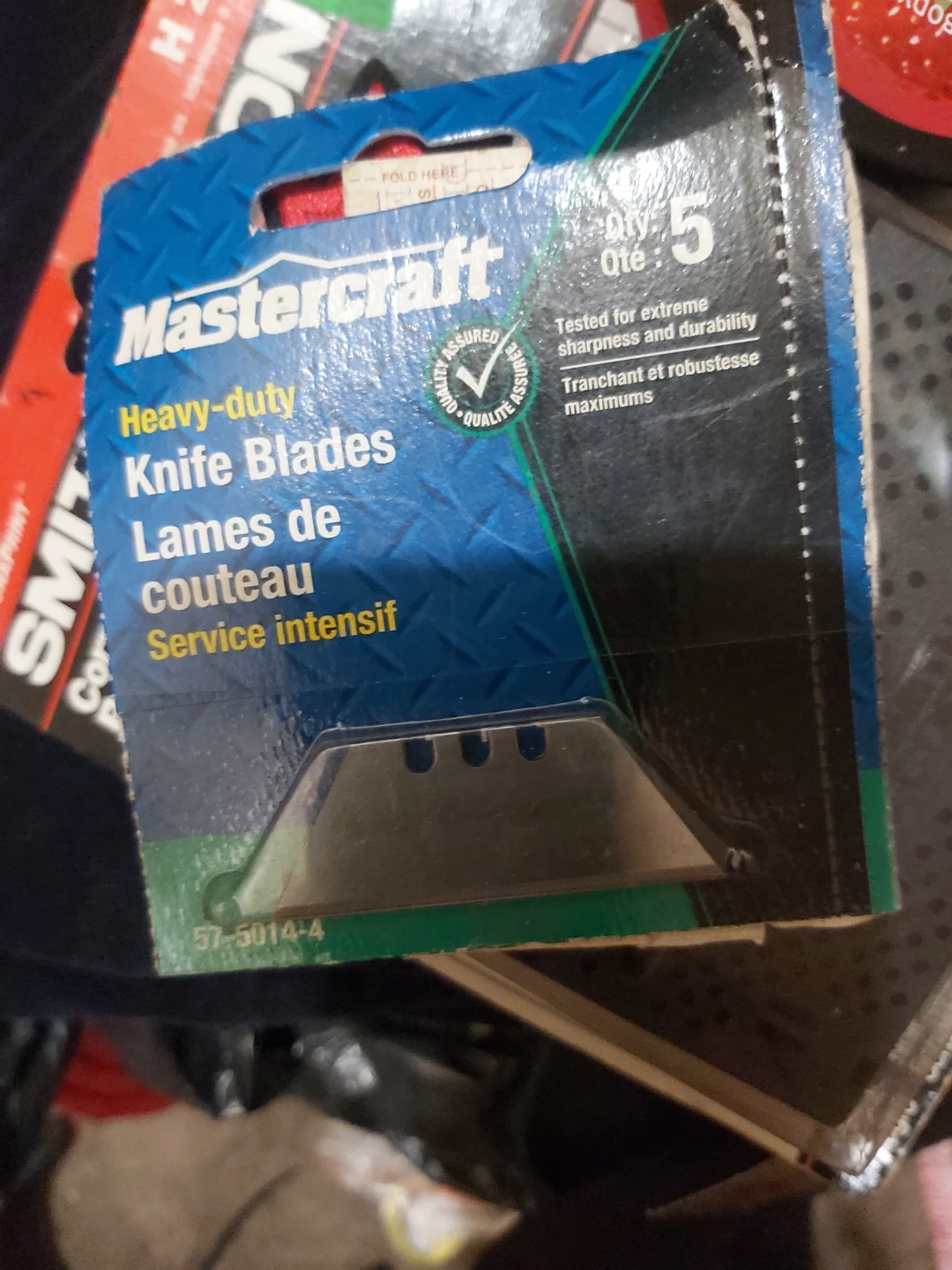 Mastercraft Heavy-duty Knife Blades (5-pack)