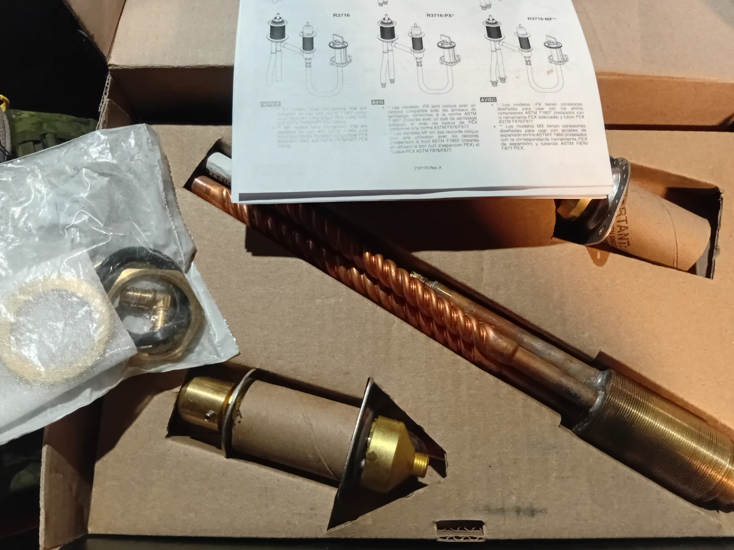 Delta Deck Mount Roman Tub Shower Valve Rough-in - photo 3