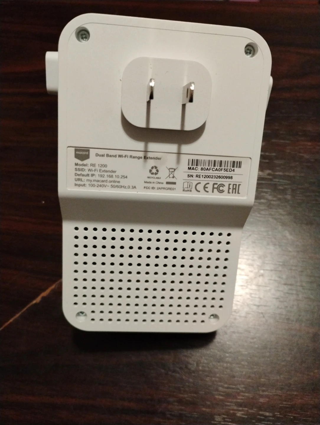Macard RE 1200 Dual Band Wi-Fi Range Extender - photo 3