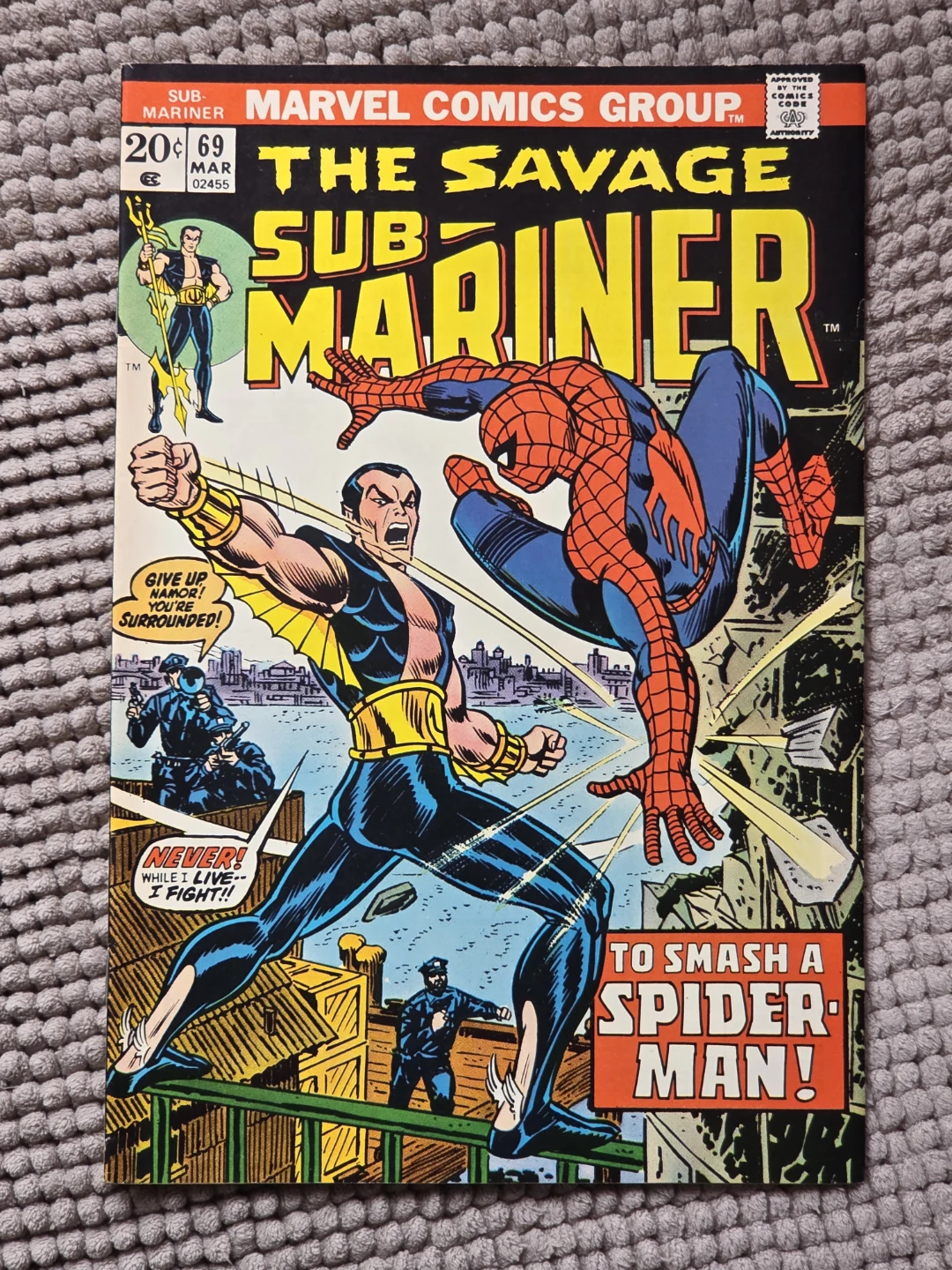 The Savage Sub-Mariner Comic Book #69