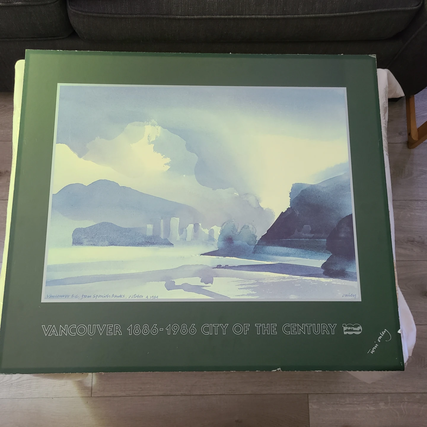 Vancouver 1886-1986 City of the Century Print by Toni Onley