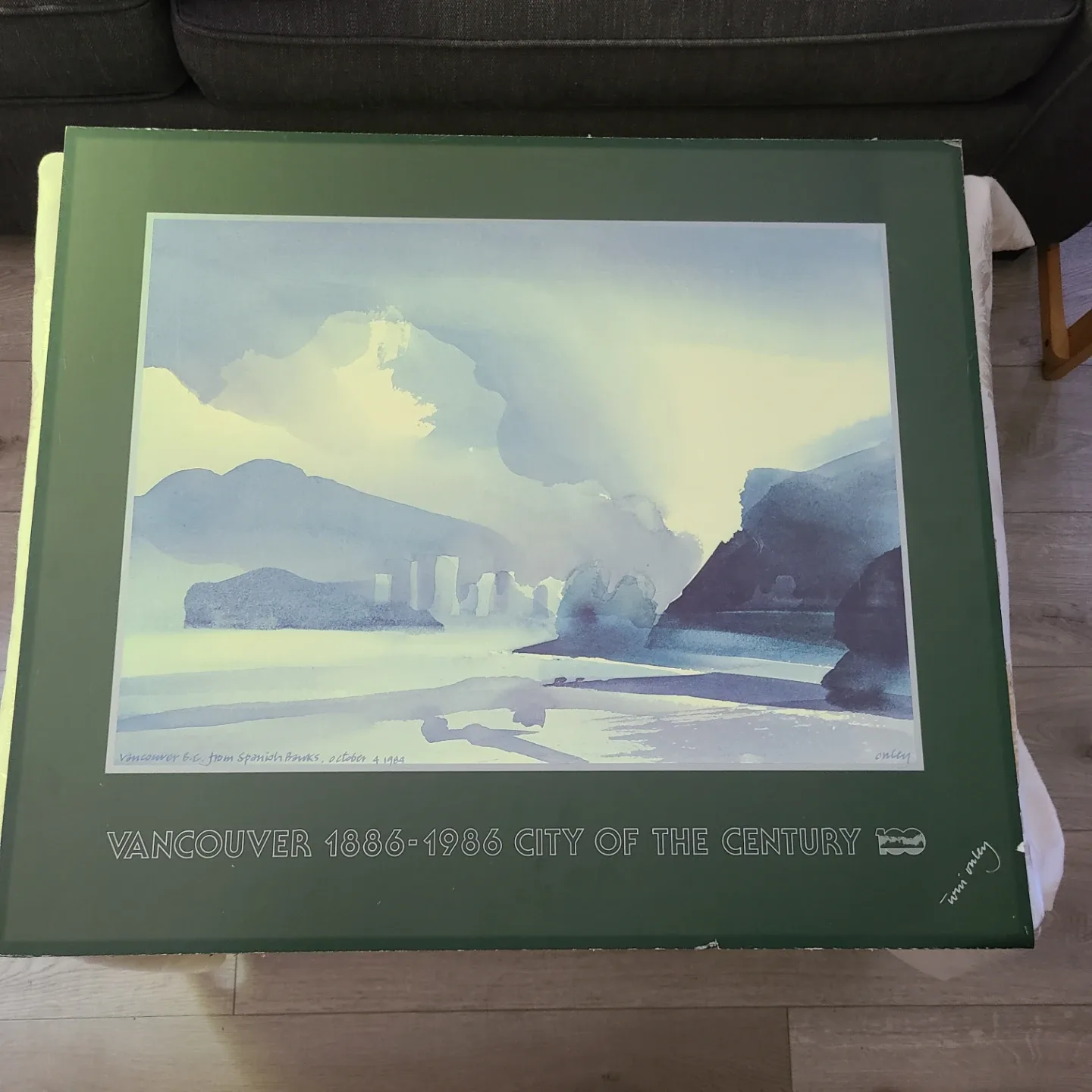 Vancouver 1886-1986 City of the Century Print by Toni Onley