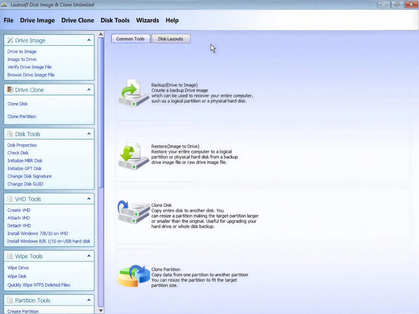 Lazesoft Disk Image & Clone Unlimited Edition Bootable DVD - photo 3