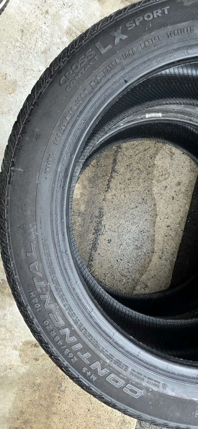 Continental Cross LX Sport tires, size 265/45R20 (Set of 2)