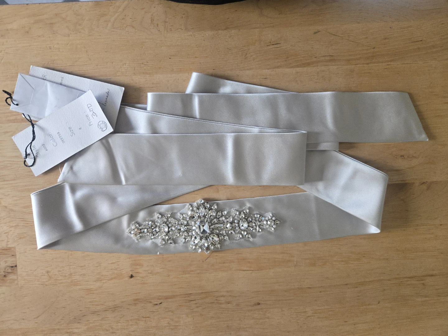 Justin Alexander Embellished Wedding Dress Sash - photo 4