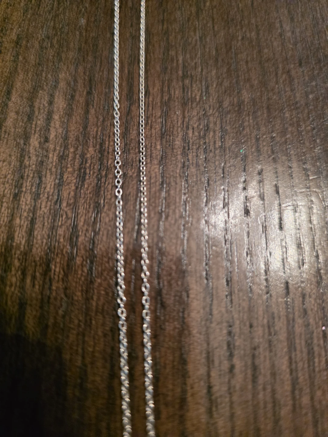 925 Sterling Silver w/Mother & Child pendant 20" 2 grams - photo 3