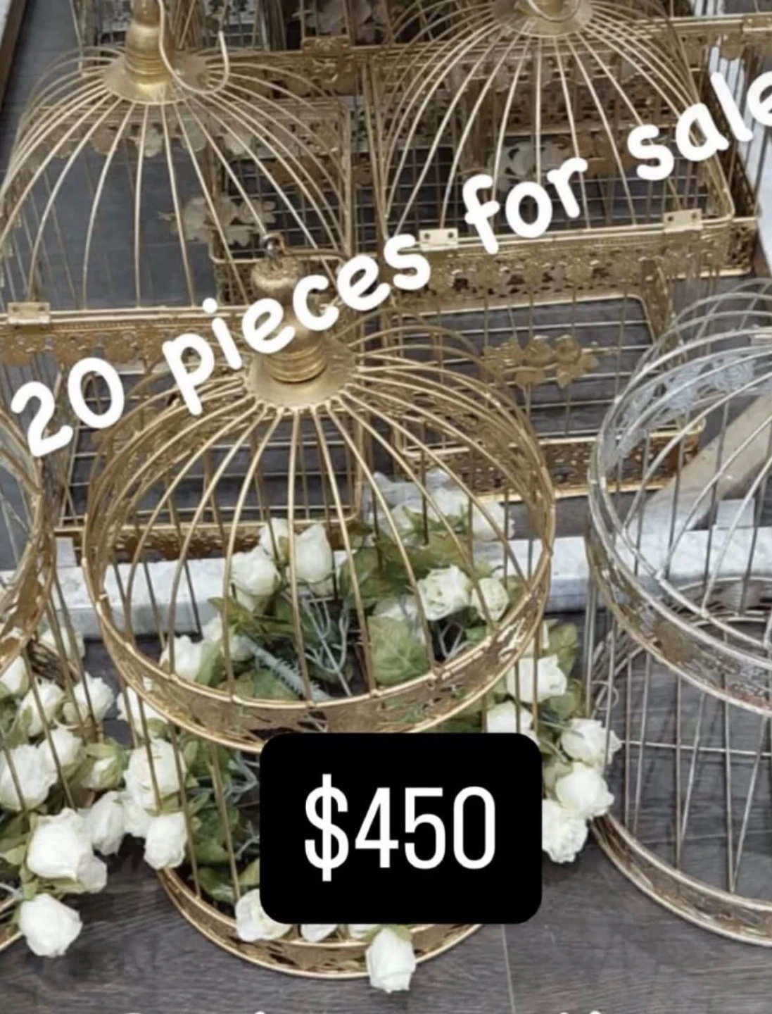 Decorative Bird Cages (Set of 20)