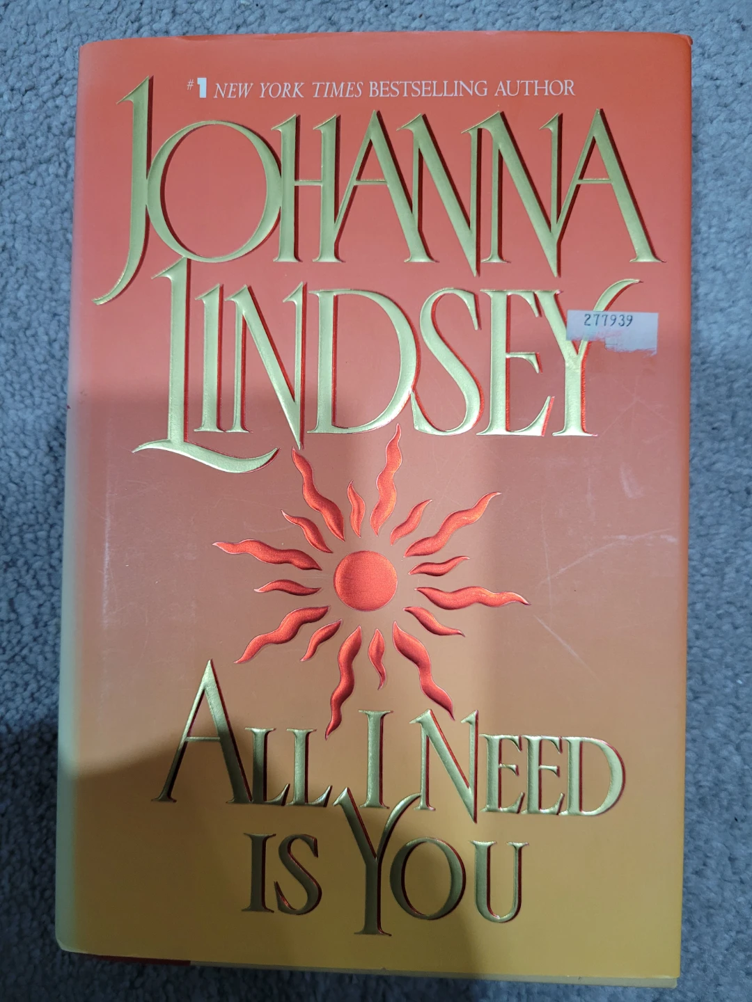 All I Need Is You by Johanna Lindsey Paperback Romance Novel